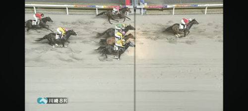 【川崎競馬8R】2着に3頭同着の珍事が発生