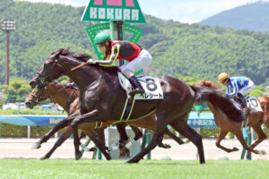 【2歳新馬】クロノジェネシス初子べレシートが差し切り勝ち