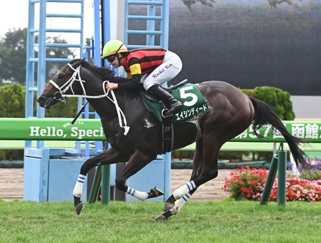 【函館2歳S】９番人気エイシンディード鮮やか逃げ切りＶ！キング騎手はJRA重賞5勝目