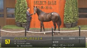 【セレクトセール2025】パリスビキニの2024(父コントレイル)が28,000万円で落札　他