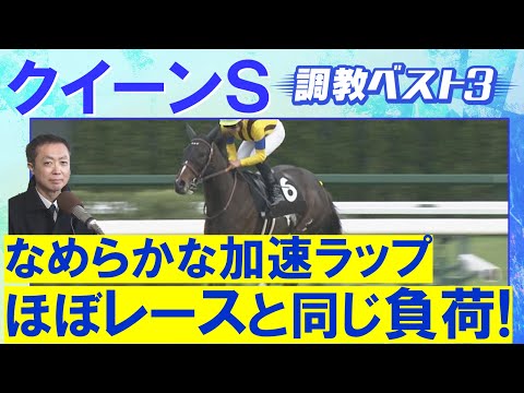 【4週連続調教診断上位馬が激走!】アルジーヌ、クリスマスパレード、レーゼドラマ・・・競馬エイト・高橋賢司トラックマンの調教解説<クイーンステークス(GⅢ)>
