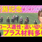 「〇〇騎手と初コンビは手が合いそう!」エネルジコ、クイーンズウォーク、ブレイディヴェーグ・・・新潟記念(GⅢ)を元ジョッキーの細江純子さんが解説!<細江純子のネタ帳>
