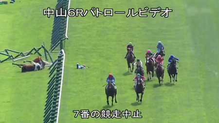 内ラチ激突で落馬した江田照男 以降のレース予定通り騎乗