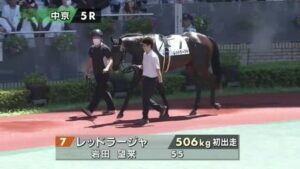 レッドラージャ(父コントレイル)が初ダート未勝利戦に挑む・・・結果は