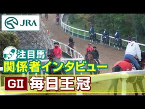 【注目馬 関係者インタビュー】2025年 毎日王冠｜JRA公式