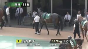 1番人気3着ジンセイ川田「返し馬で無理だなと思いました」