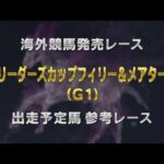 【参考レース】2025ブリーダーズカップフィリー&メアターフ|JRA公式