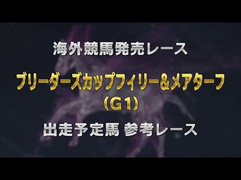 【参考レース】2025ブリーダーズカップフィリー&メアターフ|JRA公式