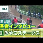 【注目馬 関係者インタビュー】2025年 みやこステークス｜JRA公式