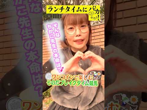 【ランチタイムに競馬を楽しむ！そのだブレイクタイム競馬】次世代競馬芸人がランチタイムに競馬予想！ほずみ ちかこ先生が５００円で馬券勝負！11/19、88日目の結果は？【カンテレ競馬×そのだけいば】