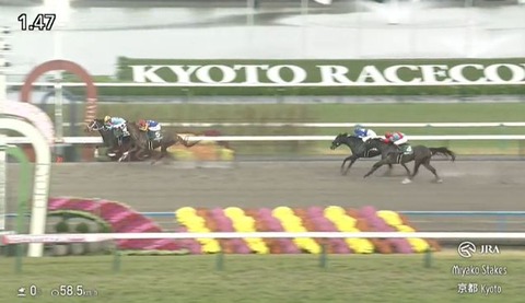 【競馬】みやこSは坂井騎乗のダブルハートボンドがV