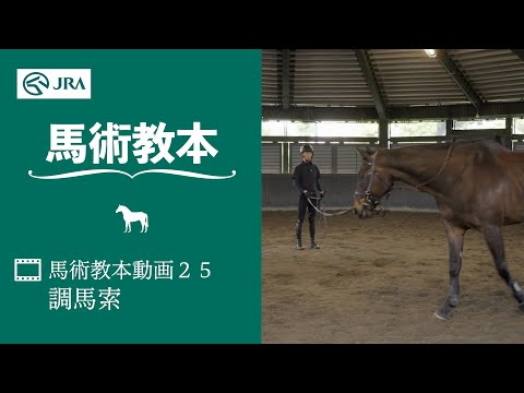 【馬事公苑】馬術教本動画25 調馬索 | JRA公式
