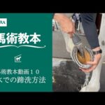 【馬事公苑】馬術教本動画10 水での蹄洗方法 | JRA公式