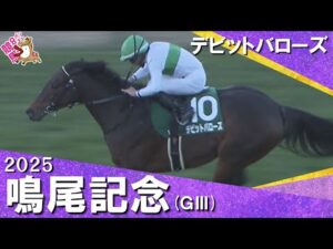 2025年鳴尾記念(GⅢ) デビットバローズ 実況:川島壮雄【カンテレ公式】