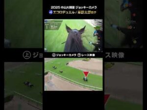 【ジョッキーカメラ×レース映像】2025年中山大障害 エコロデュエル 草野太郎騎手 #shorts ｜JRA公式